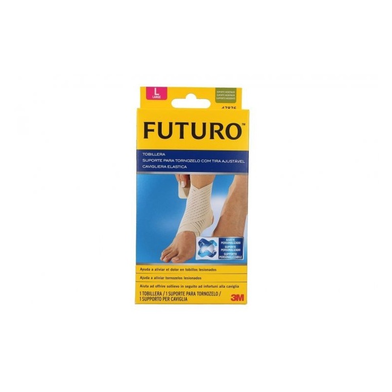 3m Italia Futuro Cavigliera Elastica Large Dimensione 23/25,5cm