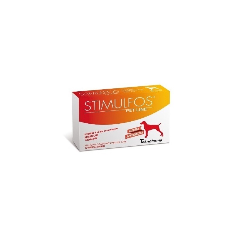 Teknofarma Stimulfos Pet Line Cane Mangime Complementare Scatola 30 Compresse