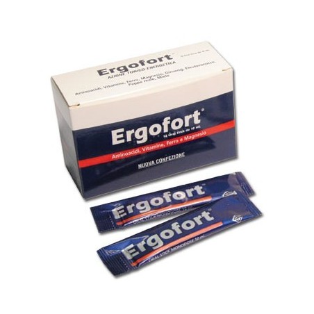 Ddfarma Ergofort 12 Bustine Stick Pack 10 Ml