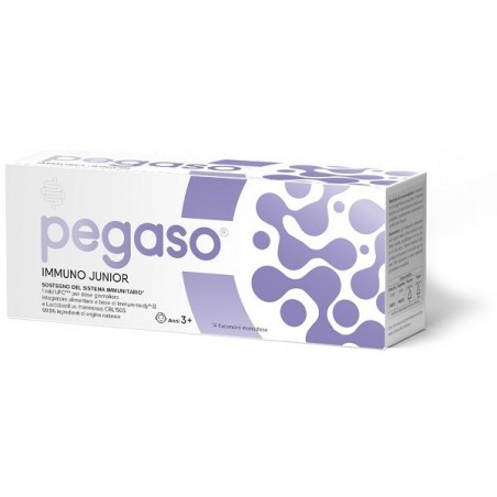 Schwabe Pharma Italia Pegaso Immuno Junior 14 Flaconcini Da 10 Ml