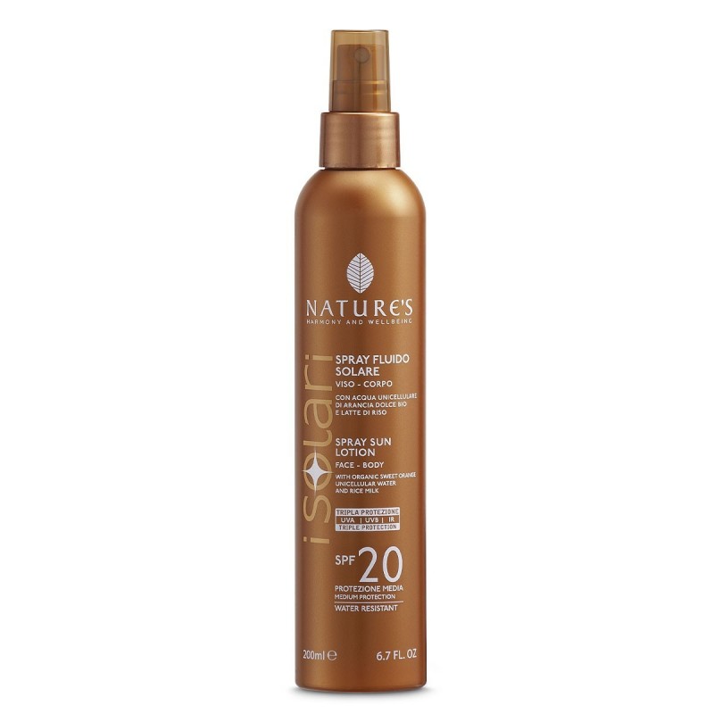 Bios Line Nature's I Solari Spray Fluido Spf20 200 Ml