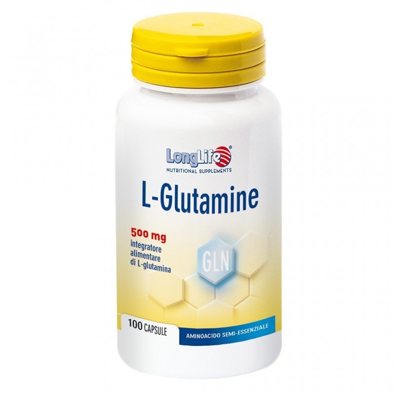 Longlife L-glutamine 100 Capsule