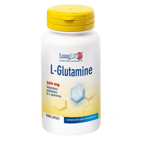 Longlife L-glutamine 100 Capsule