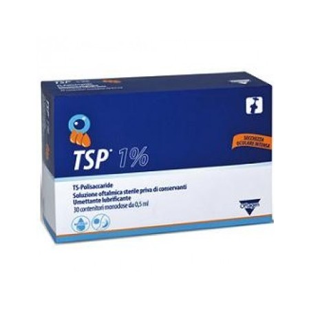 Diadema Farmaceutici Tsp 1% Soluzione Oftalmica Umettante Lubrificante 30 Flaconcini Monodose 0,5 Ml