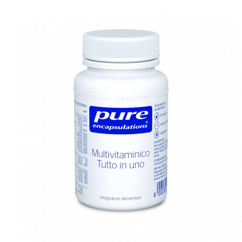 Nestle' Italiana Pure Encapsulations Multivitaminico Tutto In Uno 30 Capsule