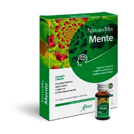 Aboca Societa' Agricola Natura Mix Advanced Mente 10 Flaconcini 150 G