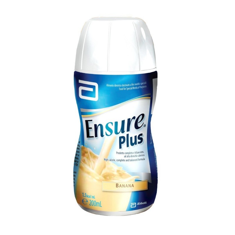 Abbott Ensure Plus Banana 4 Bottiglie Da 200 Ml