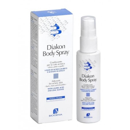 Biogena Diakon Body Spray Coadiuvante Cute Acneica Dorso Petto E Spalle 75 Ml