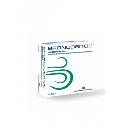 Exipharma Broncositol Soluzione Sterile Da Nebulizzare Per Somministrazione Aerosolica 10 Fiale 3 Ml