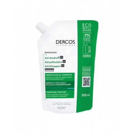 Vichy Dercos Eco Ricarica Shampoo Anti Forfora 500 Ml