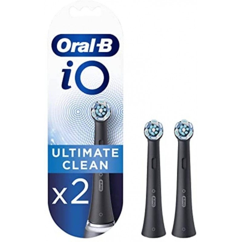 Procter & Gamble Oralb Power Refill Io Ultimate Clean Black 2 Pezzi