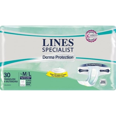 Fater Pannolone A Mutandina Lines Specialist Derma Super M/l 30 Pezzi