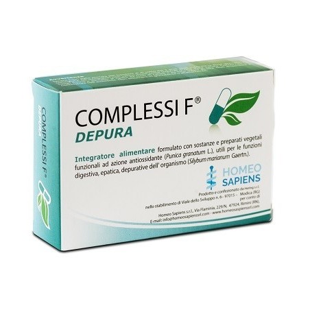 Homeo Sapiens Complessi F Depura 30 Compresse