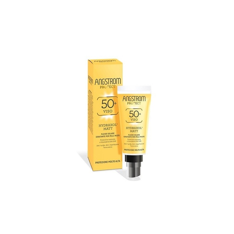 Perrigo Italia Angstrom Protect Hydraxol Matt Fluido Solare Ultra Protezione 50+ 40 Ml