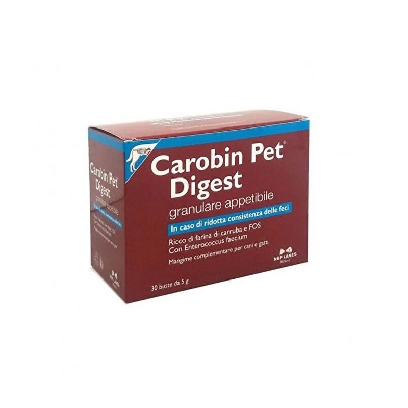 N. B. F. Lanes Carobin Pet Digest Granulare 30 Buste Da 5 G