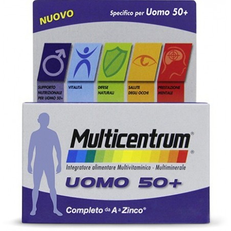 Haleon Italy Multicentrum Uomo 50+ 30 Compresse