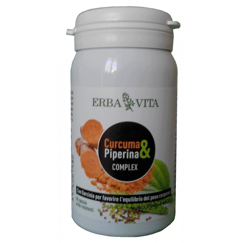 Erba Vita Group Curcuma&piperina Complex 60 Capsule