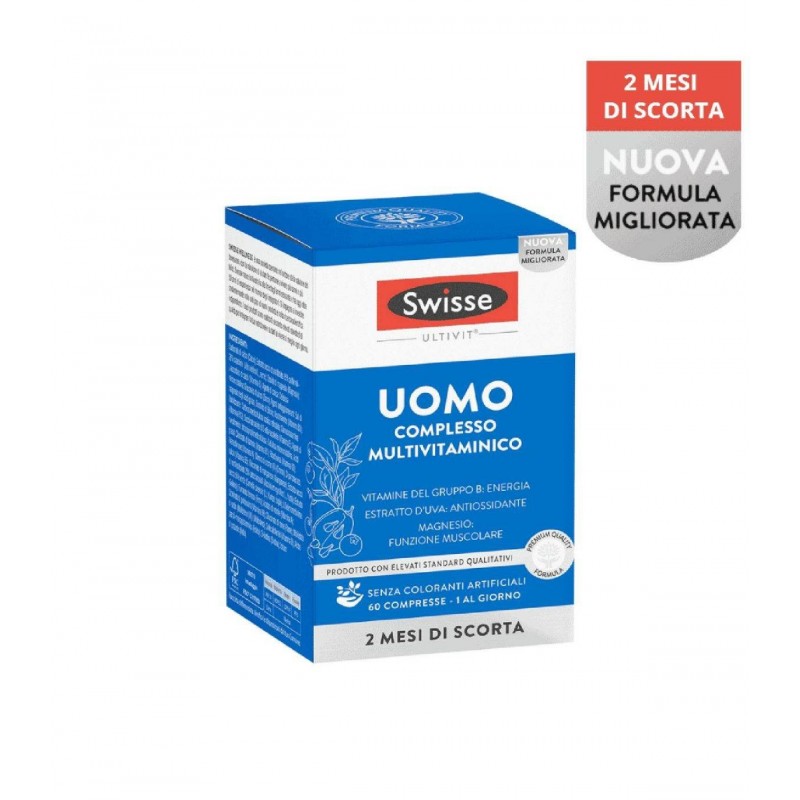 Health And Happiness It. Swisse Multivit Uomo 60 Compresse