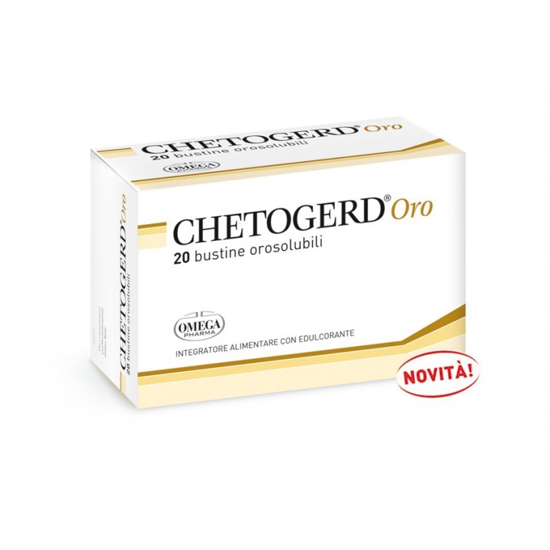 Omega Pharma Chetogerd Oro 20 Bustine