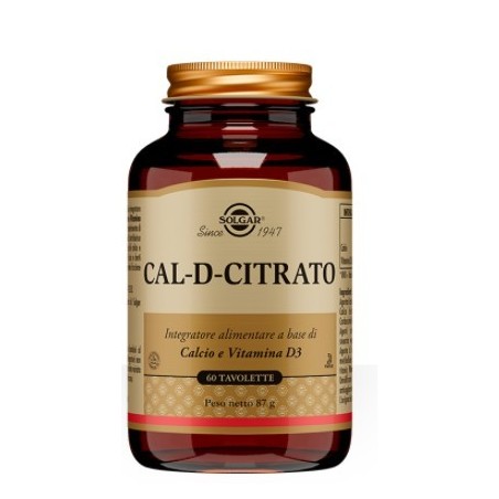 Solgar It. Multinutrient Cal D Citrato 60 Tavolette