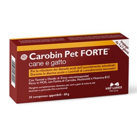 N. B. F. Lanes Carobin Pet Forte 30 Compresse