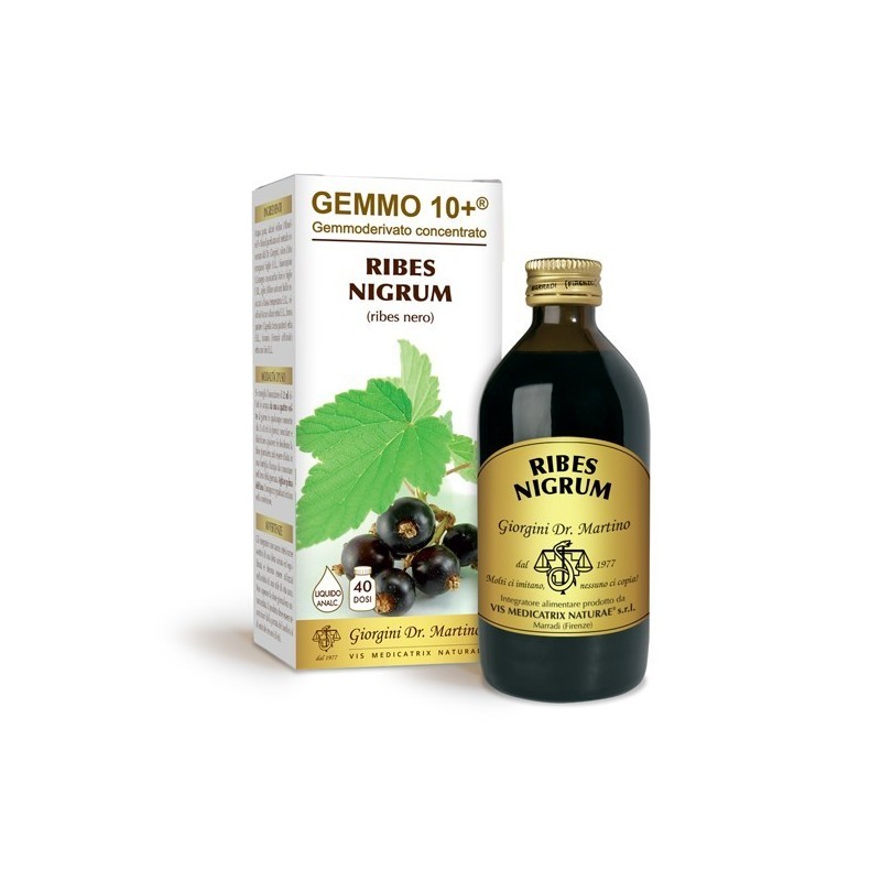 Dr. Giorgini Ser-vis Gemmo 10+ Ribes Nero 200 Ml Liquido Analcolico