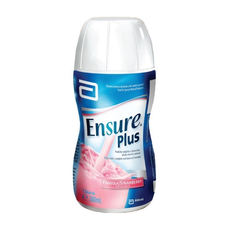 Abbott Ensure Plus Fragola 4 Bottigle Da 200 Ml