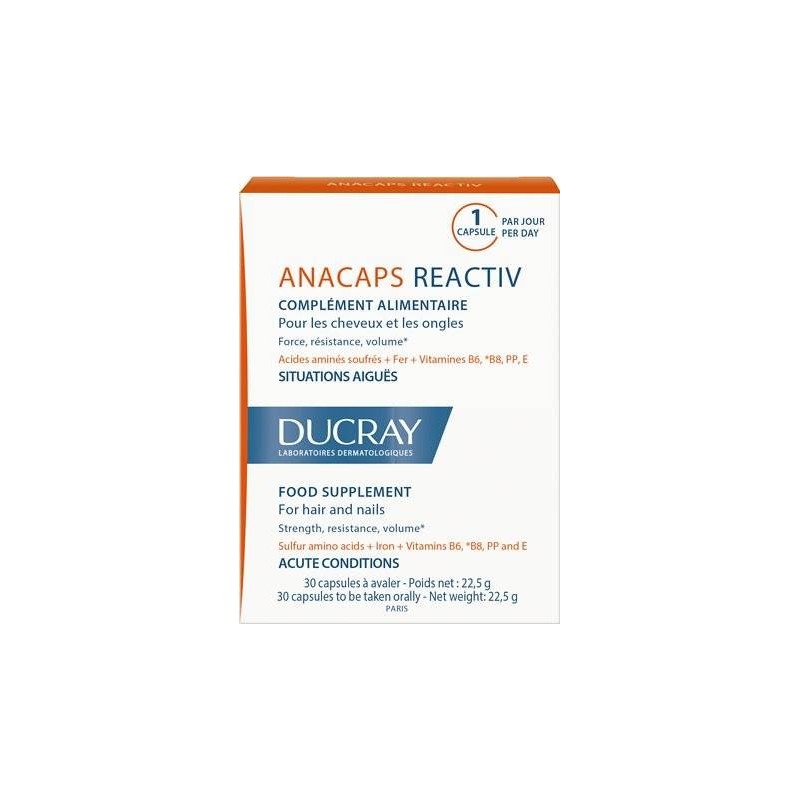 Ducray Anacaps Reactiv Capelli Situazione Occasionale 30 Capsule