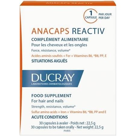 Ducray Anacaps Reactiv Capelli Situazione Occasionale 30 Capsule