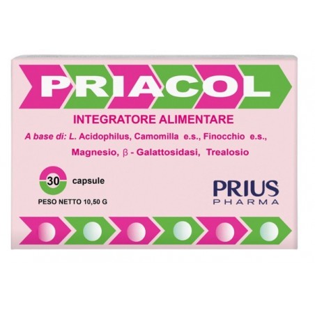 Prius Pharma Priacol 30 Capsule Due Blister Da 15 Capsule