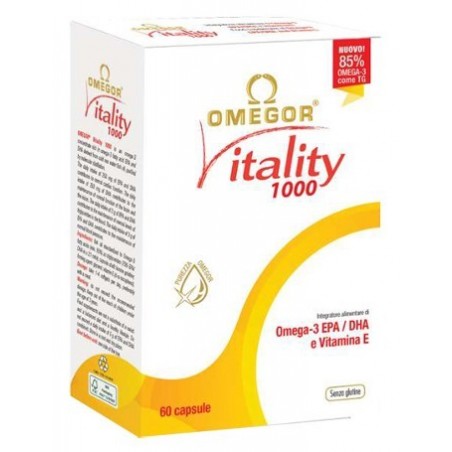 U. G. A. Nutraceuticals Omegor Vitality 1000 60 Capsule Molli