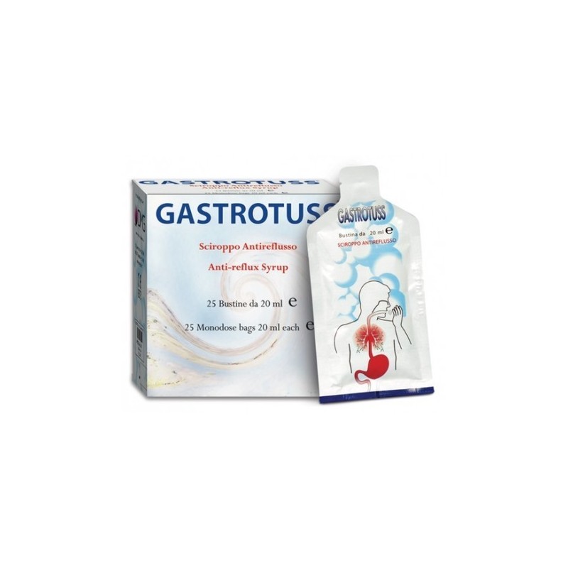 D. M. G. Italia Sciroppo Antireflusso Gastrotuss 25 Bustine Monodose 20 Ml