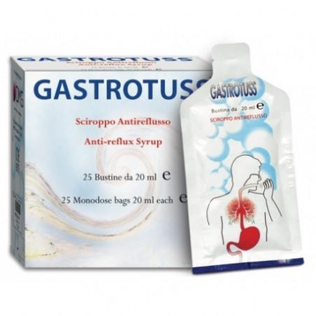 D. M. G. Italia Sciroppo Antireflusso Gastrotuss 25 Bustine Monodose 20 Ml