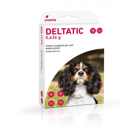 Vetpharma Animal Health S. L. Deltatic Collare Medicato Per Cani Molto Piccoli