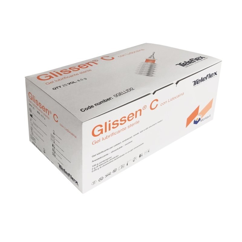 Teleflex Medical Gel Lubrificante Glissen Con Lidocaina/clorexidina Per Cateterismo Ed Endoscopia Applicatore Monodose Erogatore