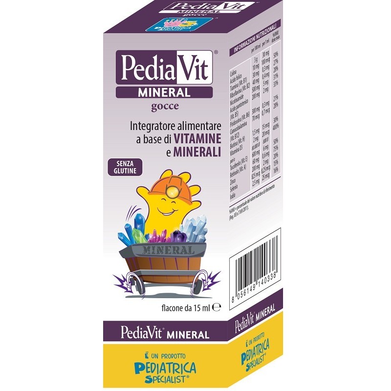 Pediatrica Specialist Pediavit Mineral Gocce 15 Ml