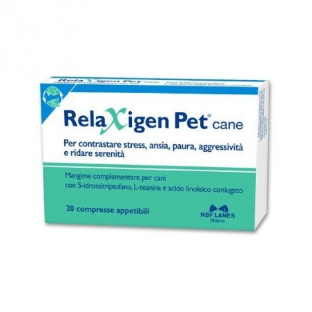 N. B. F. Lanes Relaxigen Pet Cane Blister 20 Compresse Appetibili