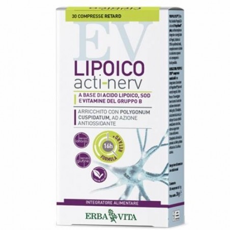 Erba Vita Group Lipoico Acti Nerv Retard 30 Compresse