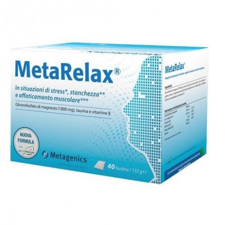 Metagenics Belgium Bvba Metarelax 40 Bustine New