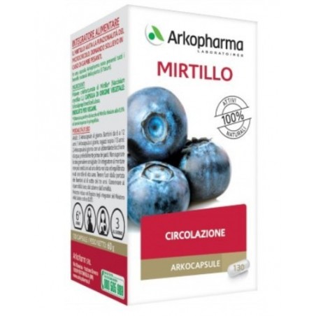 Arkofarm Arko Capsule Mirtillo Bio 130 Capsule