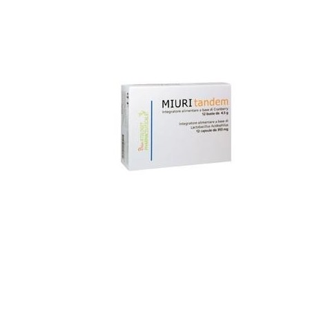 Bio Stilogit Pharmaceutic. Miuri Tandem 12 Bustine + 12 Capsule