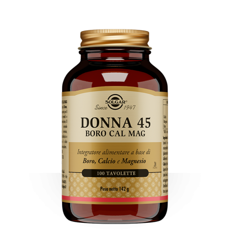 Solgar It. Multinutrient Donna 45 Boro Cal Mag 100 Tavolette