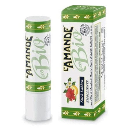 L'amande Stick Labbra Emolliente Eco Bio 4,5 Ml