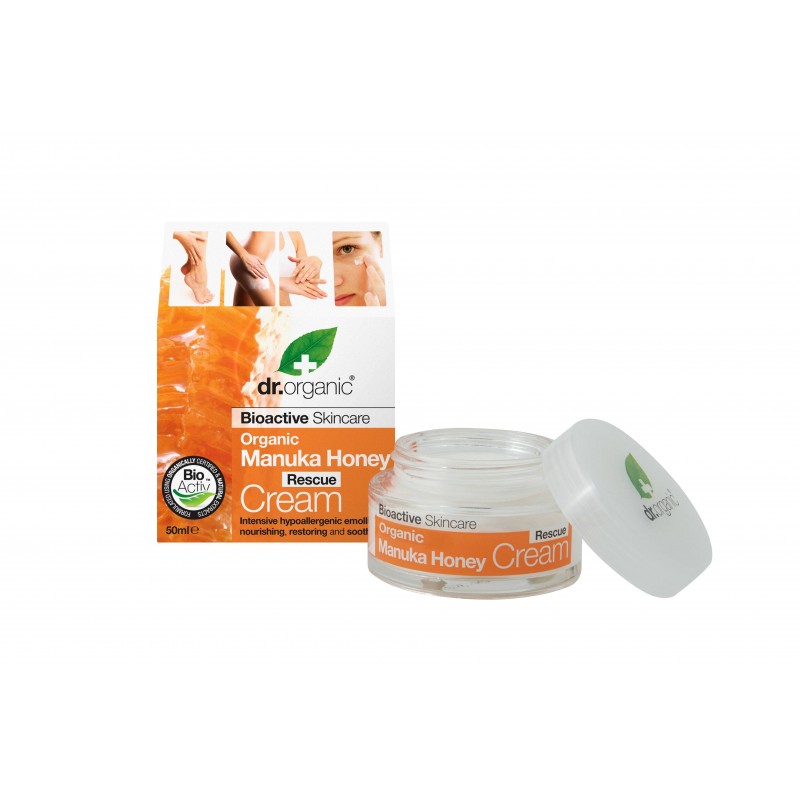 Optima Naturals Dr Organic Manuka Honey Miele Di Manuka Rescue Cream Crema Viso 50 Ml