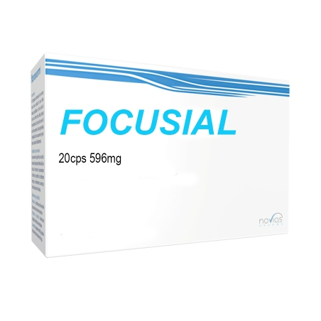 Novias Pharma Focusial 20 Capsule 596 Mg