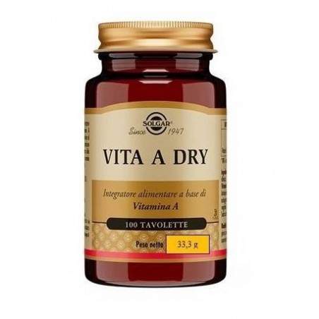 Solgar It. Multinutrient Vita A Dry 100 Tavolette