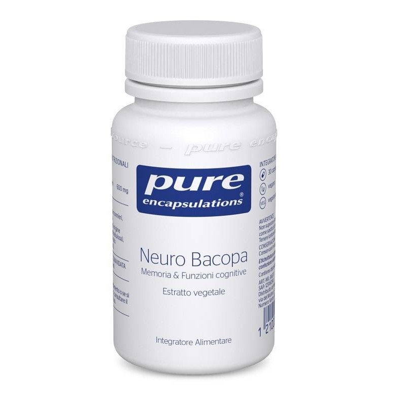 Nestle' Italiana Pure Encapsulations Neuro Bacopa Memoria & Funzioni Cognitive 30 Capsule