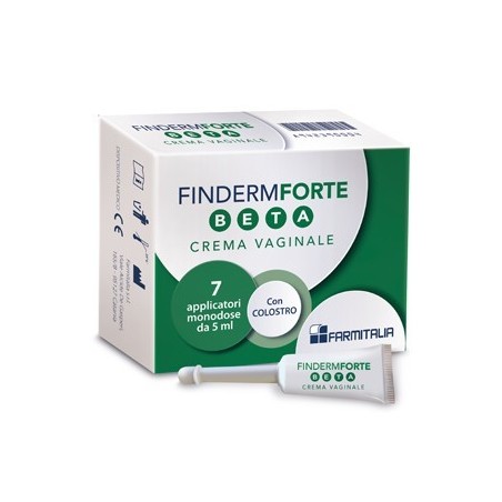 Farmitalia - Soc. Unipers. Finderm Forte Beta Crema Vaginale 7 Applicatori Monouso 5 G