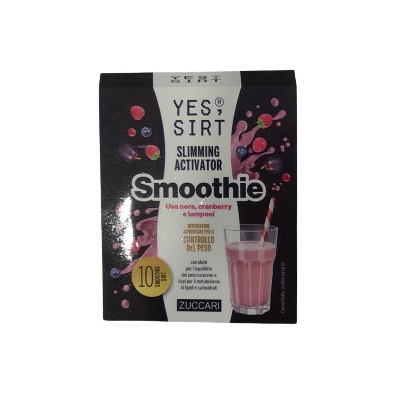 Zuccari Yes Sirt Smoothie Uva Nera-cranberry-lamponi 10x30 G