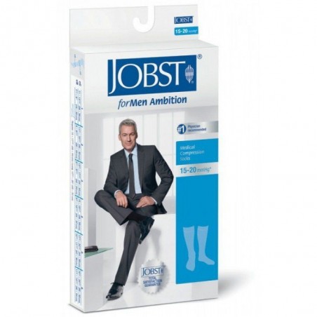 Essity Italy Calza Compressiva Jobst For Men 15-20mmhg Gambaletto Blu 3